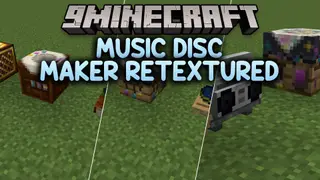 Music Disc Maker Retextured Resource Pack (26.2, 1.20.1)