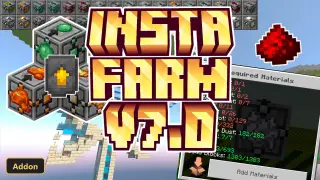 Insta Farm (26+, 1.21) – MCPE/Bedrock Addon