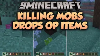 Killing Mobs Drops OP Items Addon (26.x) – Earn Overpowered Loot From Every Mob