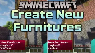 Create New Furnitures Mod (1.21.1, 1.20.1) – Add Steampunk Seating