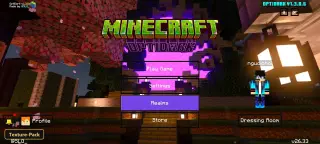OptiDark (26+) – MCPE/Bedrock Texture Pack