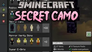 Secret Camo Skin Pack (26.x, 1.21) – Blend Into Any Block for Stealth Hide