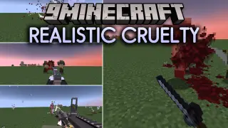 Realistic Cruelty Mod (1.21.1, 1.20.1) – Cover Battlefields in Realistic Blood