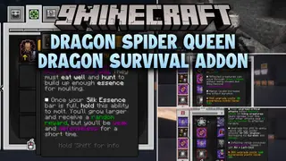 Dragon Spider Queen Dragon Survival Addon Mod (1.21.1)