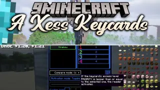 A Xess Keycards Mod (1.21.11, 1.20.1) – Protect Secret Vaults with Custom