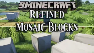 Refined Mosaic Blocks Mod (1.21.11, 1.21.1) – Design Custom Tile Murals