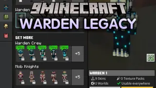 Warden Legacy Skin Pack (26.x, 1.21) – Wear Fierce Sculk Outfits Inspired