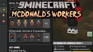 Mcdonalds Workers Skin Pack (26.x, 1.21) – Fast Food Crew Uniforms
