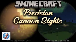 Precision Cannon Sights Mod (1.21.1) – Aim Big Cannons Directly Down the Barrel