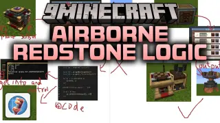 Airborne Redstone Logic Mod (1.21.1) – Pilot Aircraft Using Working Cockpit