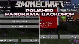 Polished Panorama Backdrop Mod (1.20.1) – Modern Panorama Menus for Older