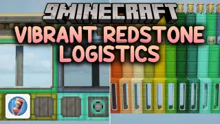 Vibrant Redstone Logistics Mod (1.21.1) – Color-Code Factory Pipes and Machinery