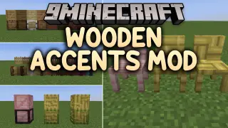 Wooden Accents Mod – Furnish Every Room with Matching Wooden Furniture