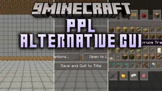 PPL Alternative GUI Resource Pack (26.3, 1.21.1) – Calm Midnight Blue Menus