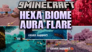 Hexa Biome Aura Flare Resource Pack (26.3, 1.20.1) – Vibrant Celestial Foliage