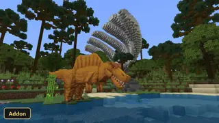Dinosaur Addon (26+, 1.21) – MCPE/Bedrock Addon