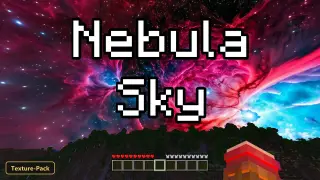 Nebula Sky – Custom Sky (26+, 1.21) – MCPE/Bedrock Texture Pack