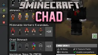 Chad Skin Pack (26.x, 1.21) – Bold Red and Black Outfits with Clean 64x Armor