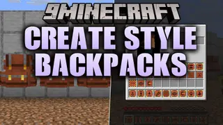 Create Style Sophisticated Backpacks 9minecraft Resource Pack (26.3) – Sophisticated Backpacks in Create's Copper and Brass