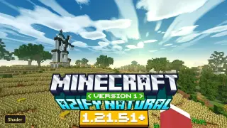 AziFy Natural (26+) – MCPE/Bedrock Shader
