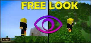 Free Look (26+, 1.21) – MCPE/Bedrock Addon