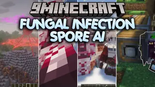 Fungal Infection Spore AI Mod (1.21.1, 1.20.1) – Turn the Fungal Infection