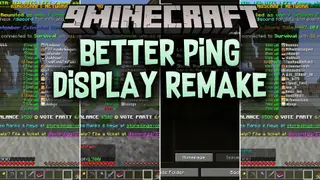 Better Ping Display Remake Mod (26.3) – See Real Connection Latency