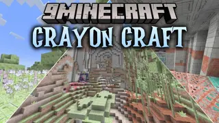 Crayon Craft Resource Pack (1.21.11, 1.21.1) – Playful Sketchbook World