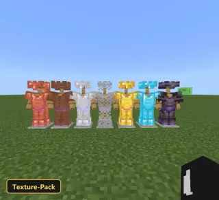 Armor Crown Enchantments Glint and ToolsReimagined (26+, 1.21) – MCPE/Bedrock Texture Pack
