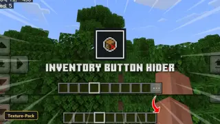 Inventory Button Hider (26+, 1.21) – MCPE/Bedrock Texture Pack