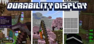 Durability Display (26+, 1.21) – MCPE/Bedrock Texture Pack