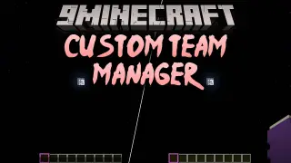 Custom Team Manager Mod (26.2, 1.21.11) – Organize Server Squads