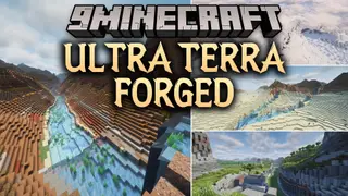 Ultra Terra Forged Mod (26.3, 1.20.1) – Travel Across Realistic Mountains