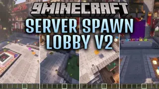 Server Spawn Lobby V2 Map (26.2, 1.20.1) – Gathering Hub for Multiplayer Worlds