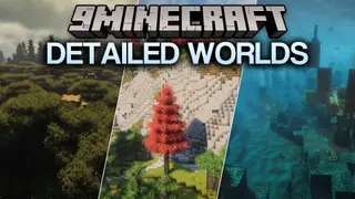 Detailed Worlds Resource Pack (26.3, 1.21.1) – Sharper 32x Blocks with True 3D