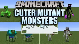 Cuter Mutant Monsters Resource Pack (1.21.11, 1.21.1)
