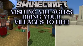 Visiting Villagers Bring Your Villages to Life Mod (26.2, 1.20.1)