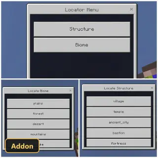 Biome and Structure Compass (26+, 1.21) – MCPE/Bedrock Addon