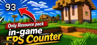 Real FPS Counter (26+, 1.21) – MCPE/Bedrock Texture Pack