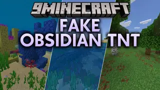 Fake Obsidian Tnt Shader (26.x, 1.21) – Disguised Obsidian Explosives on Bedrock