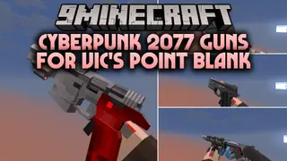 Cyberpunk 2077 Guns for Vic's Point Blank Data Pack (1.21.11, 1.20.1)
