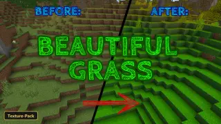 More Beautiful Grass (26+, 1.21) – MCPE/Bedrock Texture Pack