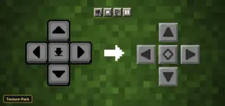 Stone D-pad (26+, 1.21) – MCPE/Bedrock Texture Pack