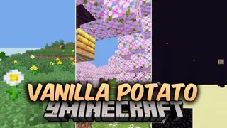 Vanilla Potato Shaders (26.3, 1.20.1) – Fluid Waves on Low-End Hardware