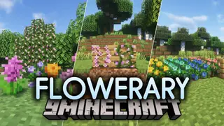 Flowerary Mod (1.21.1, 1.20.1) – Cross-Breed Unique Flowers to Decorate