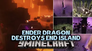 Ender Dragon Destroys End Island Mod (26.3, 1.20.1) – Dodge Flying Blocks