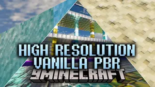 High Resolution Vanilla PBR Resource Pack (26.3, 1.20.1)