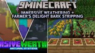 Immersive Weathering Farmer's Delight Bark Stripping Data Pack (1.20.1)