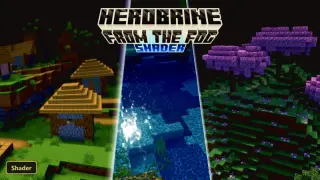 Herobrine from the Fog Shader (26+) – MCPE/Bedrock Shader