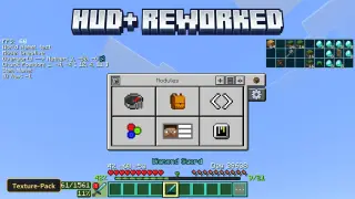 HUD Reworked (26+, 1.21) – MCPE/Bedrock Texture Pack